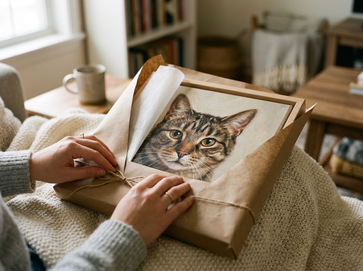 Vrácení a výměna objednávky portrétu malovaného podle fotografie